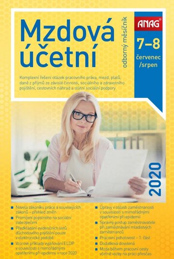 Obálka e-magazínu Mzdová účetní 2020 7-8/20