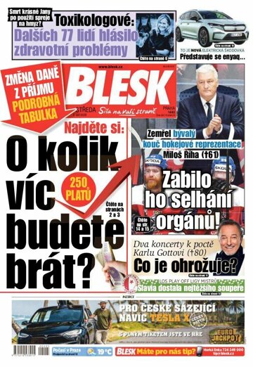 Obálka e-magazínu Blesk 2.9.2020