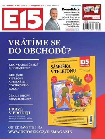 Obálka e-magazínu E15 7.6.2021