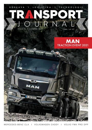 Obálka e-magazínu TRANSPORT Journal 11/2021