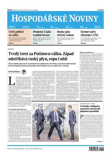 Obálka e-magazínu Hospodářské noviny 048 - 9.3.2022