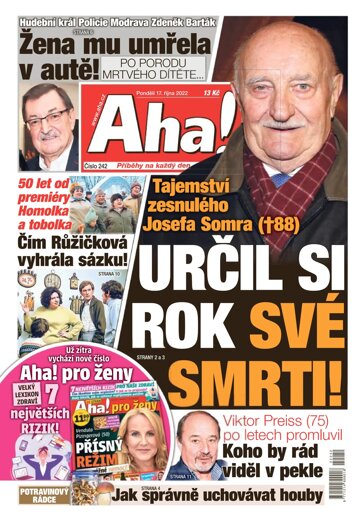 Obálka e-magazínu AHA! 17.10.2022