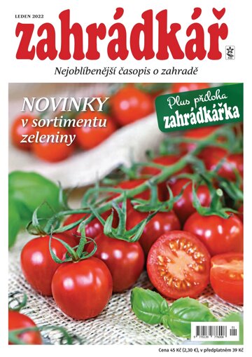 Obálka e-magazínu Zahrádkář 1/2022