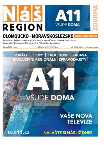 Obálka e-magazínu Náš Region - Olomoucko/Moravskoslezsko 18/2023