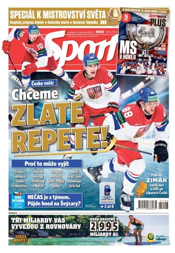 Obálka e-magazínu Sport 9.5.2025