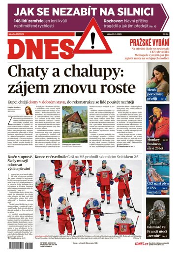 Obálka e-magazínu MF Dnes 23.5.2025