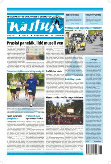 Obálka e-magazínu Nástup 36/25
