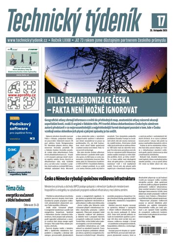Obálka e-magazínu Technický týdeník 17/2025