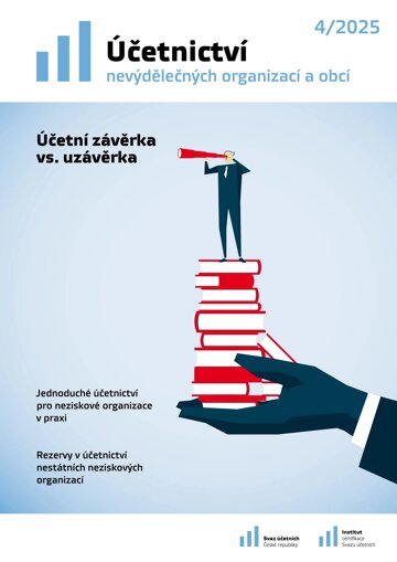 Obálka e-magazínu Účetnictví nevýdělečných organizací a obcí 4/2025