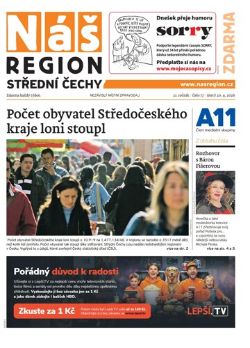 Obálka e-magazínu Náš Region - Střední Čechy 17/2026