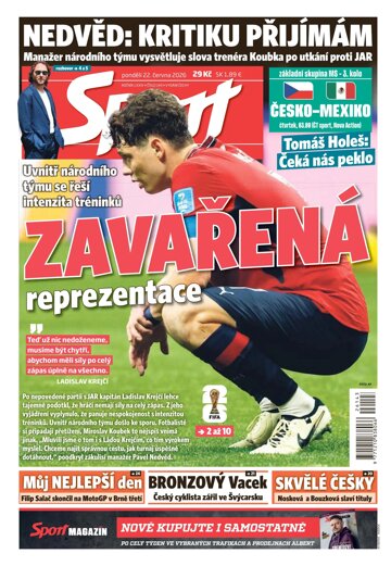Obálka e-magazínu Sport 22.6.2026