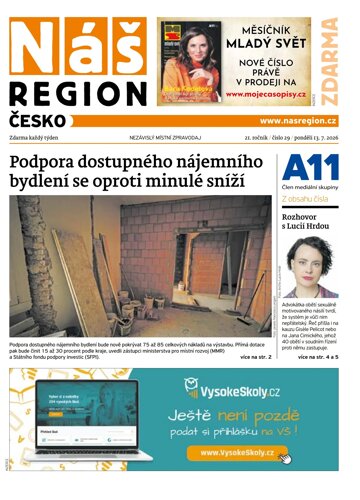 Obálka e-magazínu Náš Region - Česko 29/2026
