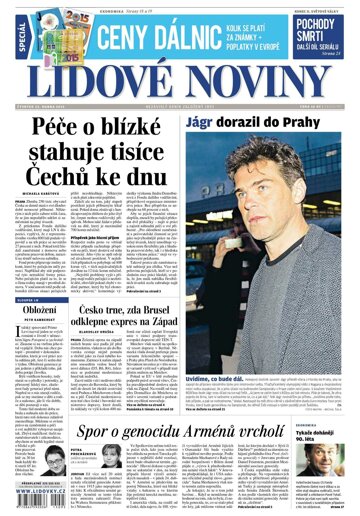 Obálka e-magazínu Lidové noviny 23.4.2015