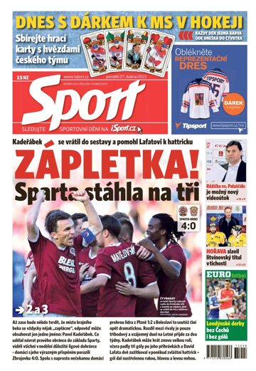 Obálka e-magazínu Sport 27.4.2015