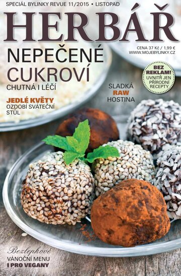 Obálka e-magazínu Herbář 11/15 nepečené cukroví