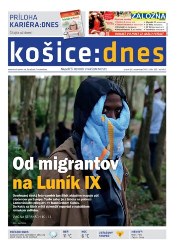 Obálka e-magazínu košice:dnes 20.11.2015