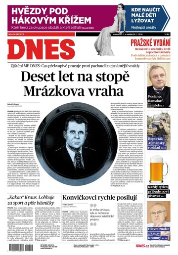 Obálka e-magazínu MF Dnes 23.1.2016