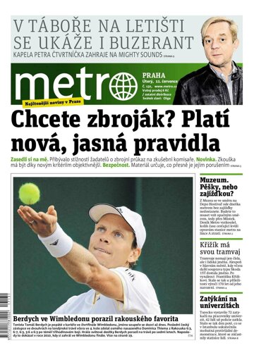 Obálka e-magazínu deník METRO 11.7.2017