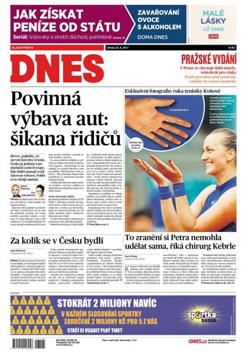 Obálka e-magazínu MF Dnes 23.8.2017