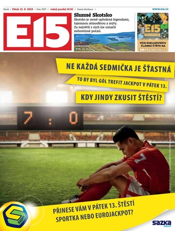 Obálka e-magazínu E15 13.9.2019