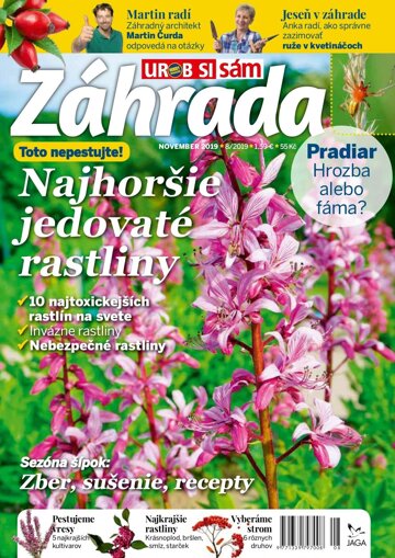 Obálka e-magazínu Záhrada 2019 08