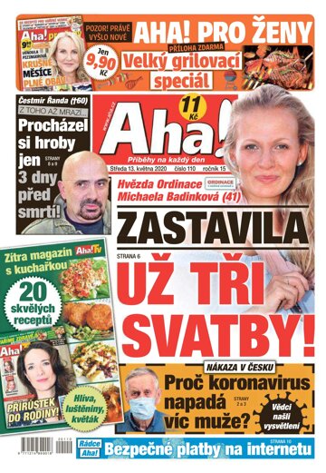 Obálka e-magazínu AHA! 13.5.2020