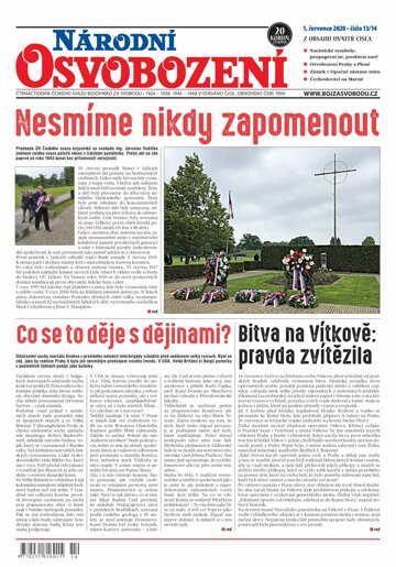 Obálka e-magazínu Národní Osvobození 13-14/2020