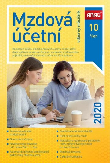 Obálka e-magazínu Mzdová účetní 2020 10/20