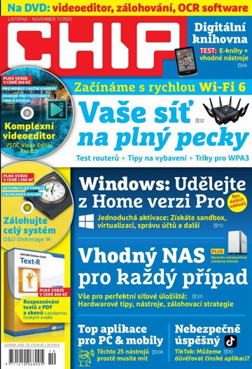 Obálka e-magazínu CHIP 11/2020