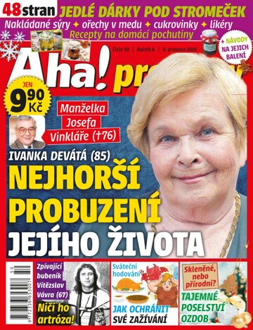 Obálka e-magazínu AHA! pro ženy 50/2020