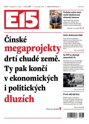 Obálka e-magazínu E15 - 20.12.2021