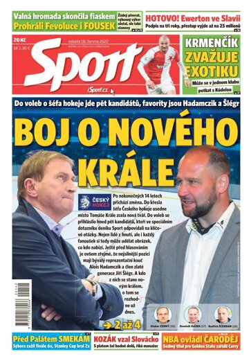 Obálka e-magazínu Sport 18.6.2022