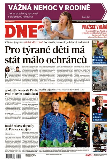 Obálka e-magazínu MF Dnes 16.11.2022