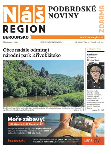 Obálka e-magazínu Náš Region - Berounsko 24/2023
