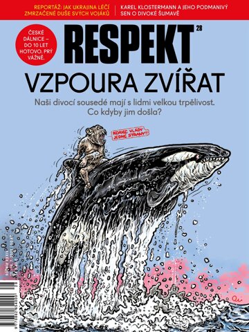 Obálka e-magazínu Respekt 28/2023