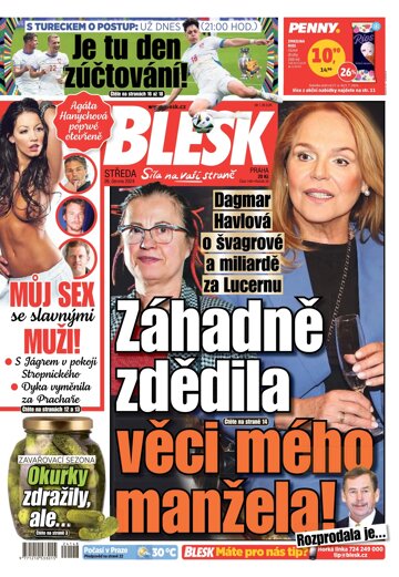 Obálka e-magazínu Blesk 26.6.2024