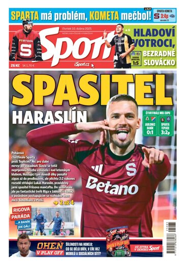 Obálka e-magazínu Sport 10.4.2025