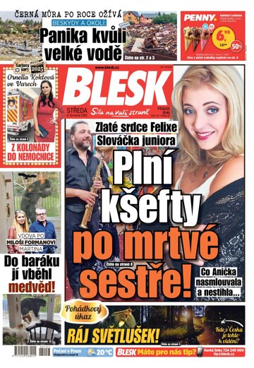 Obálka e-magazínu Blesk 9.7.2025