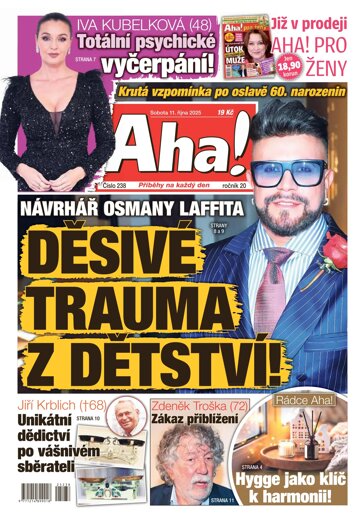 Obálka e-magazínu AHA! 11.10.2025