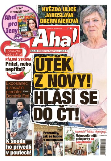 Obálka e-magazínu AHA! 16.1.2026