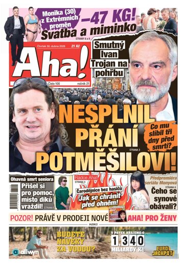 Obálka e-magazínu AHA! 30.4.2026