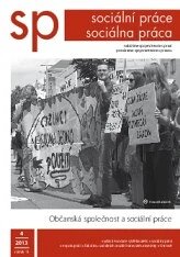 Obálka e-magazínu Sociální práce 4/2013 Občanská společnost a