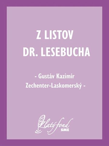 Obálka knihy Z listov Dr. Lesebucha