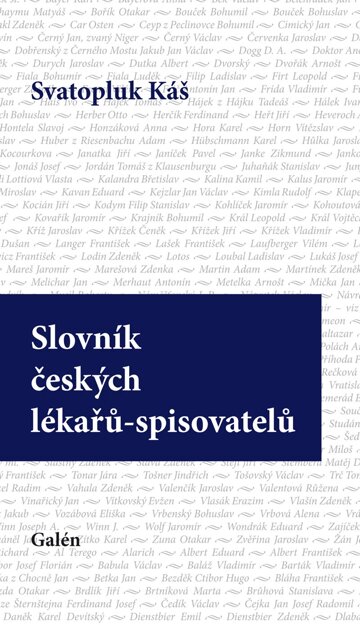 Obálka knihy Slovník českých lékařů-spisovatelů