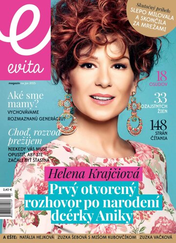 Obálka e-magazínu EVITA magazín 2/2015