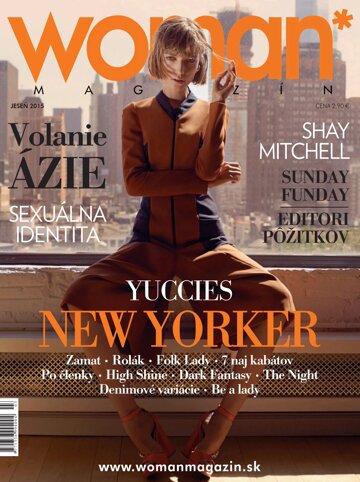 Obálka e-magazínu Woman magazín jeseň 2015