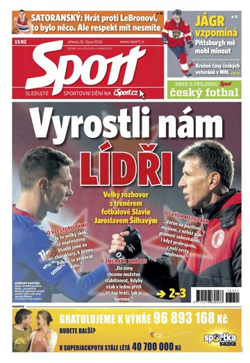 Obálka e-magazínu Sport 26.10.2016