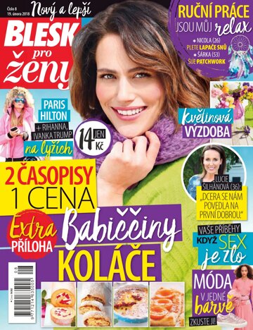 Obálka e-magazínu Blesk pro ženy 19.2.2018