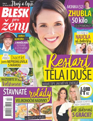 Obálka e-magazínu Blesk pro ženy 26.3.2018