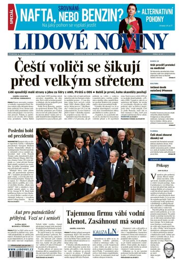 Obálka e-magazínu Lidové noviny 6.12.2018
